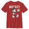 Boy's Mickey & Friends Retro Walking Pose T-Shirt