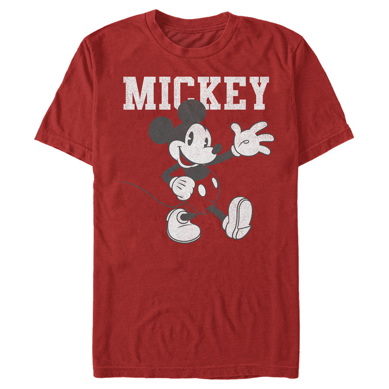 Men's Mickey & Friends Retro Walking Pose T-Shirt