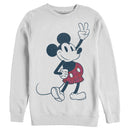 Men's Mickey & Friends Plaid Mickey Mouse Retro Sweatshirt