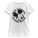 Girl's Mickey & Friends Mickey Mouse True Original Distressed T-Shirt