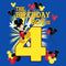 Boy's Mickey & Friends The Birthday Boy Is 4 T-Shirt