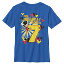 Boy's Mickey & Friends The Birthday Boy is 7 T-Shirt