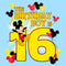 Men's Mickey & Friends The Birthday Boy Is 16 T-Shirt