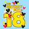 Men's Mickey & Friends The Birthday Boy Is 18 T-Shirt