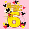 Girl's Mickey & Friends Mickey Mouse The Birthday Girl is 6 T-Shirt