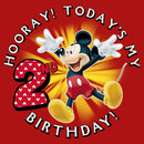 Boy's Mickey & Friends Hooray It's My 2nd Birthday T-Shirt