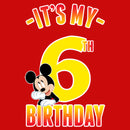 Boy's Mickey & Friends It's My 6th Birthday T-Shirt