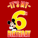 Girl's Mickey & Friends It's My 6th Birthday T-Shirt