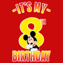 Boy's Mickey & Friends It's My 8th Birthday T-Shirt