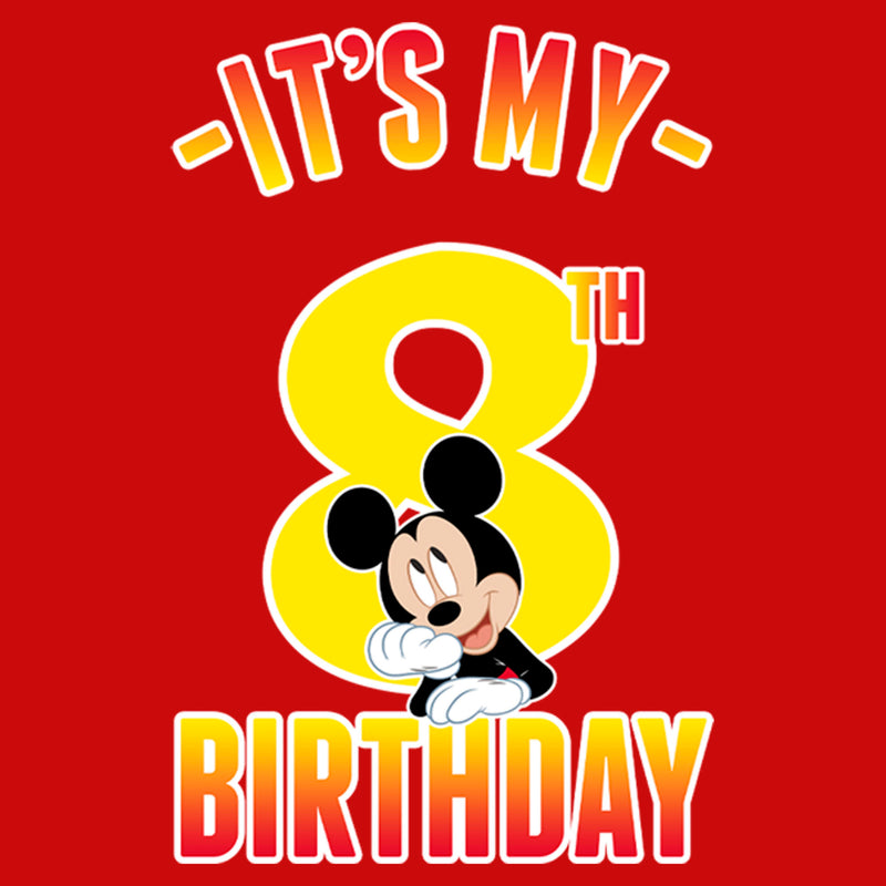 Boy's Mickey & Friends It's My 8th Birthday T-Shirt