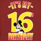 Women's Mickey & Friends It's My 16th Birthday T-Shirt