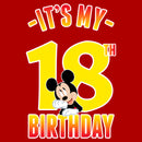 Men's Mickey & Friends It's My 18th Birthday T-Shirt