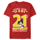 Men's Mickey & Friends It's My 21st Birthday T-Shirt