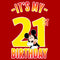 Men's Mickey & Friends It's My 21st Birthday T-Shirt