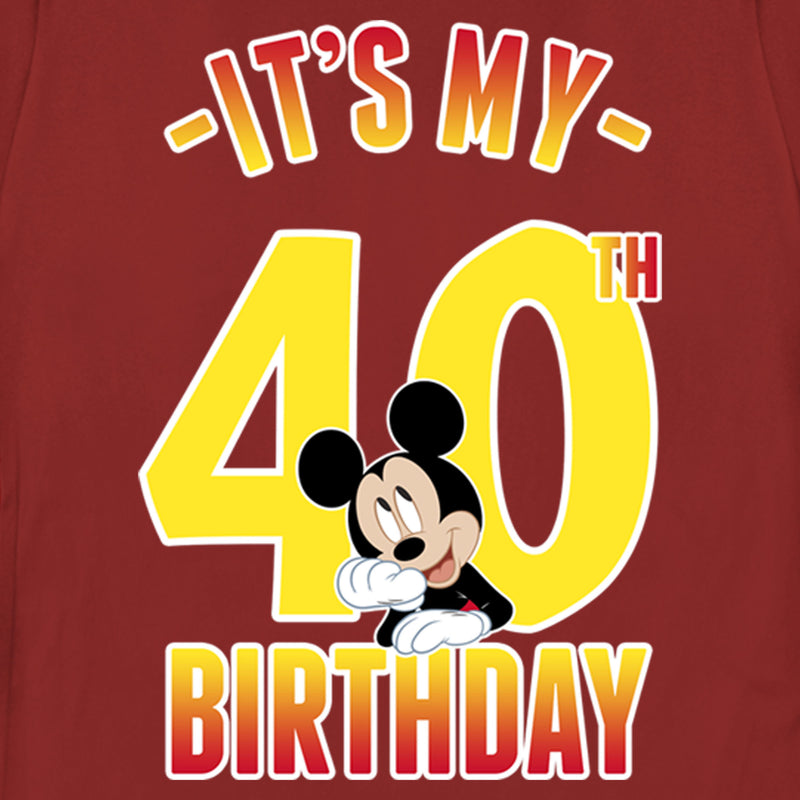 Women's Mickey & Friends It's My 40th Birthday T-Shirt