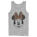 Men's Mickey & Friends Minnie Mouse Cheetah Print Bow Tank Top