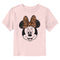 Toddler's Mickey & Friends Distressed Minnie Mouse With Cheetah Print Bow T-Shirt