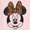 Toddler's Mickey & Friends Distressed Minnie Mouse With Cheetah Print Bow T-Shirt