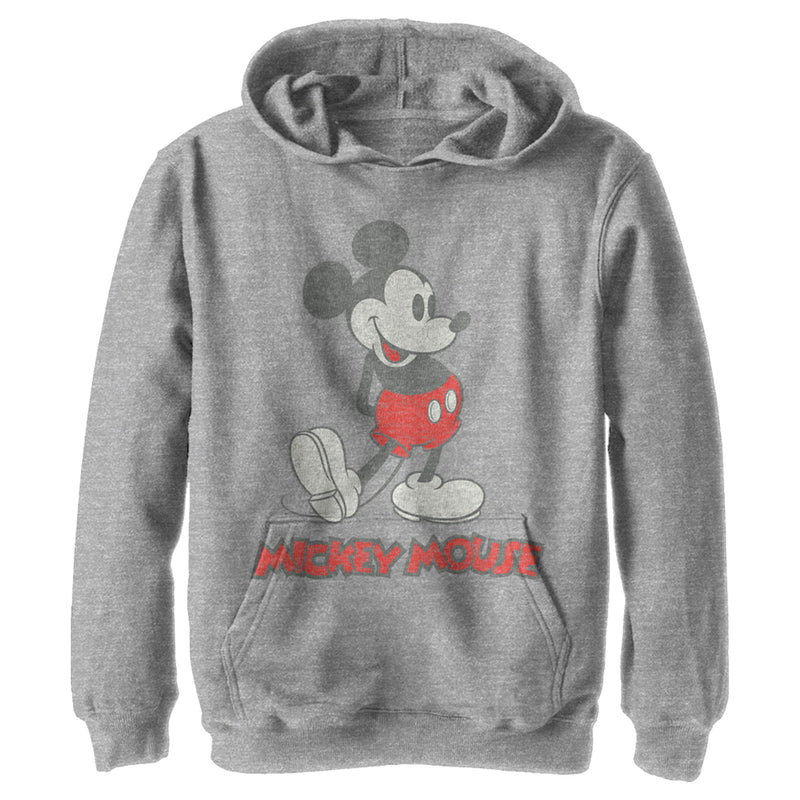 Boy's Mickey & Friends Mickey Mouse Large Portrait Pull Over Hoodie