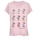 Junior's Mickey & Friends Evolution of Minnie Mouse T-Shirt