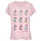 Junior's Mickey & Friends Evolution of Minnie Mouse T-Shirt