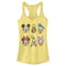 Junior's Mickey & Friends Group Portraits Racerback Tank Top