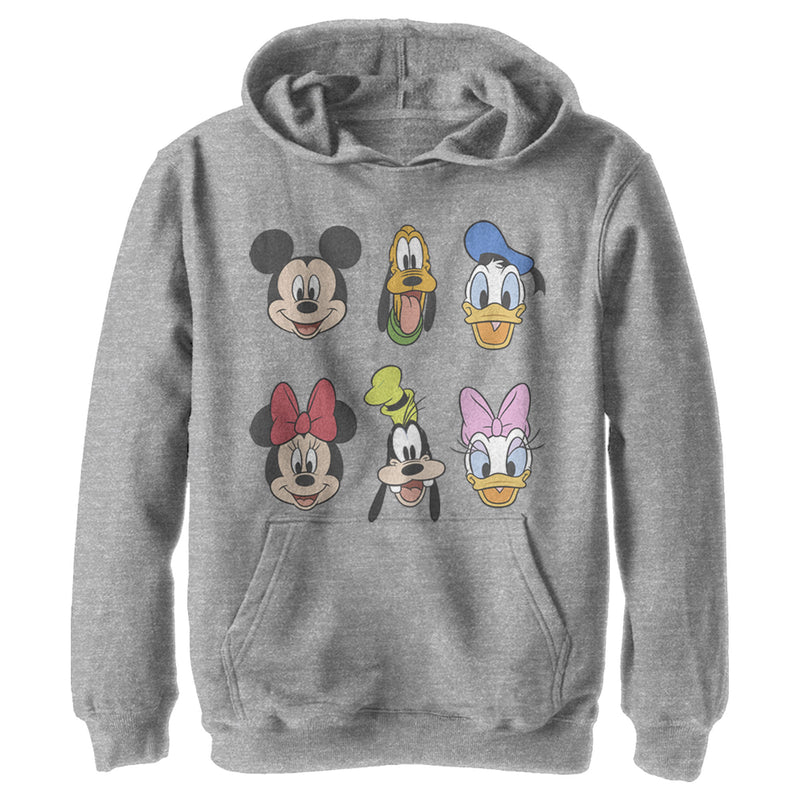 Boy's Mickey & Friends Mickey and Friends Group Portraits Pull Over Hoodie