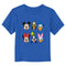 Toddler's Mickey & Friends Character Lineup T-Shirt