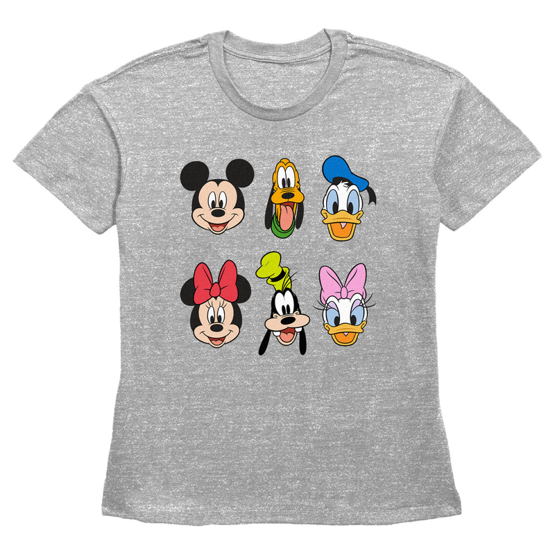 Women's Mickey & Friends Group Portraits T-Shirt