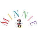 Girl's Mickey & Friends Minnie Mouse Rainbow Name T-Shirt