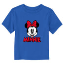 Toddler's Mickey & Friends Minnie Portrait Logo T-Shirt