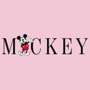 Girl's Mickey & Friends Mickey Mouse Minimalist Name T-Shirt