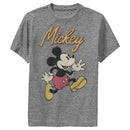 Boy's Mickey & Friends Mickey Mouse Retro Running Performance Tee