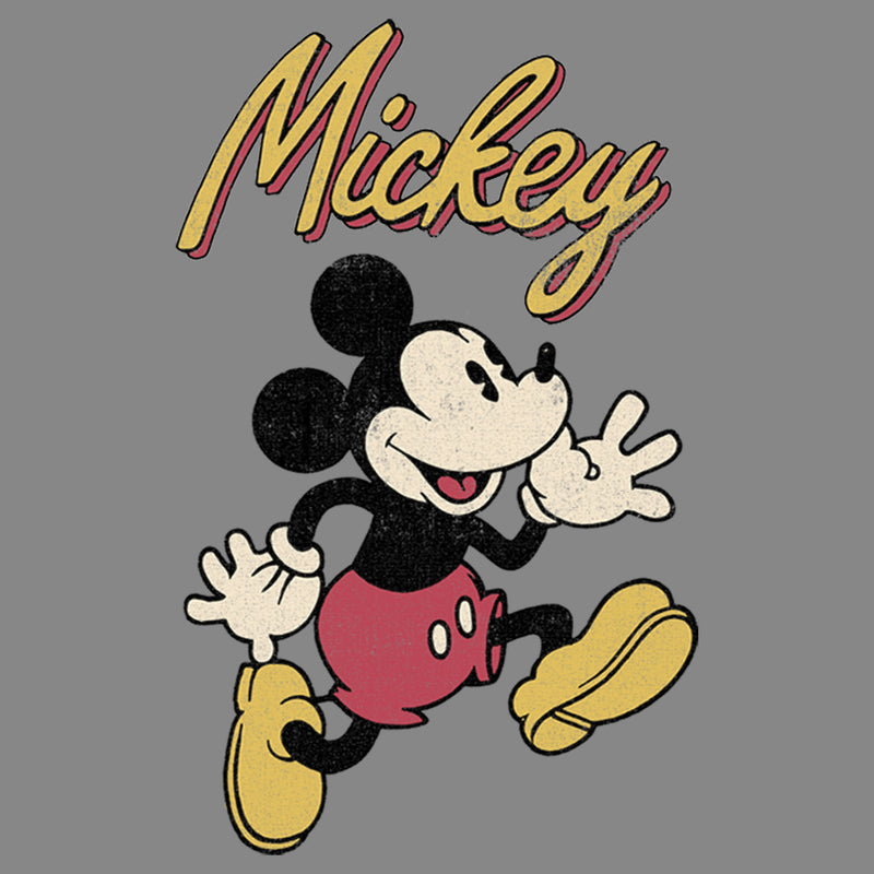 Boy's Mickey & Friends Mickey Mouse Retro Running Performance Tee