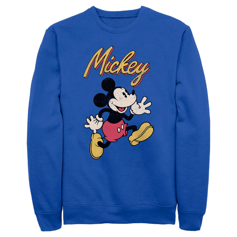 Men's Mickey & Friends Retro Running Sweatshirt
