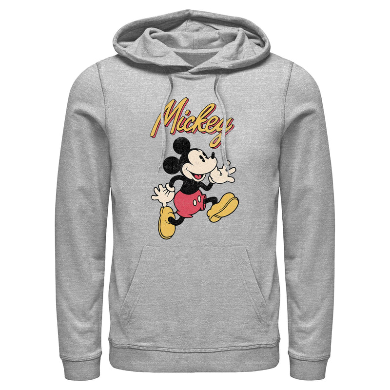 Men's Mickey & Friends Retro Running Pull Over Hoodie