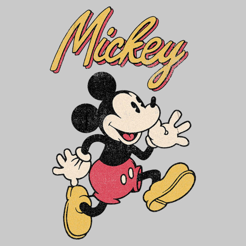 Men's Mickey & Friends Retro Running Pull Over Hoodie