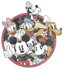 Boy's Mickey & Friends Retro Group Shot T-Shirt