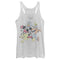 Women's Mickey & Friends Running Group Shot Racerback Tank Top