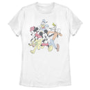 Women's Mickey & Friends Running Group Shot T-Shirt