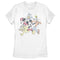 Women's Mickey & Friends Running Group Shot T-Shirt