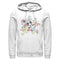 Men's Mickey & Friends Running Group Shot Pull Over Hoodie