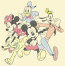 Men's Mickey & Friends Running Group Shot T-Shirt