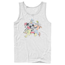 Men's Mickey & Friends Running Group Shot Tank Top