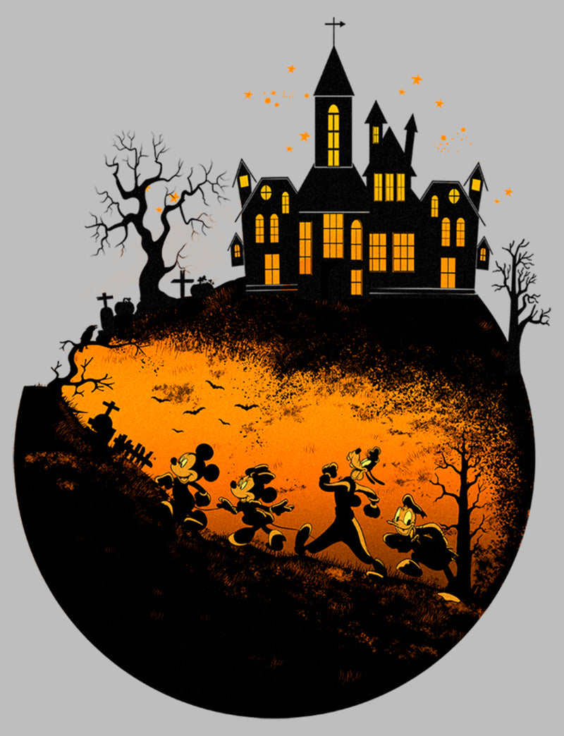 Men's Mickey & Friends Halloween Haunted Mansion T-Shirt