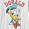 Boy's Mickey & Friends Distressed Donald Duck Portrait T-Shirt