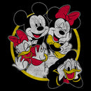 Toddler's Mickey & Friends Distressed Friend Group Circle T-Shirt