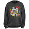 Junior's Mickey & Friends Distressed Group Friends Circle Sweatshirt