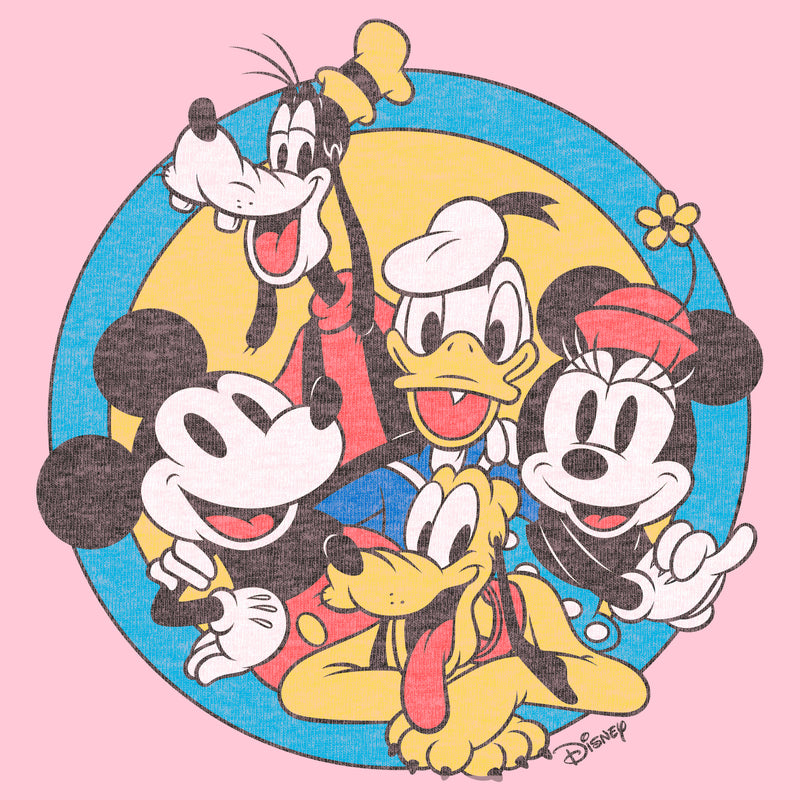 Girl's Mickey & Friends Retro Buddies T-Shirt