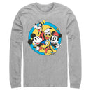 Men's Mickey & Friends Retro Buddies Long Sleeve Shirt